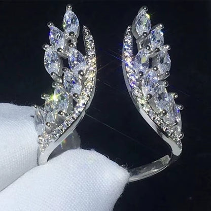 CAOSHI Luxe Sparkle Statement Ring – Dazzle Boldly, Shine Endlessly